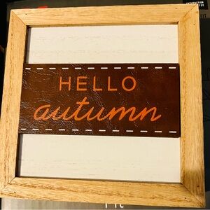 Hello Autumn Sign